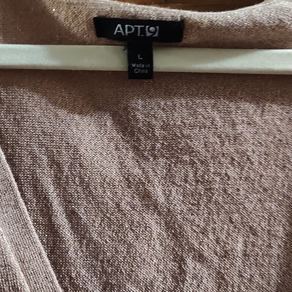 Apt 9 women's NWT blouse and cardigan set M/L - Picture 8 of 10